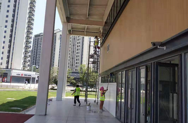 武漢開荒保潔—武漢軍運村案例